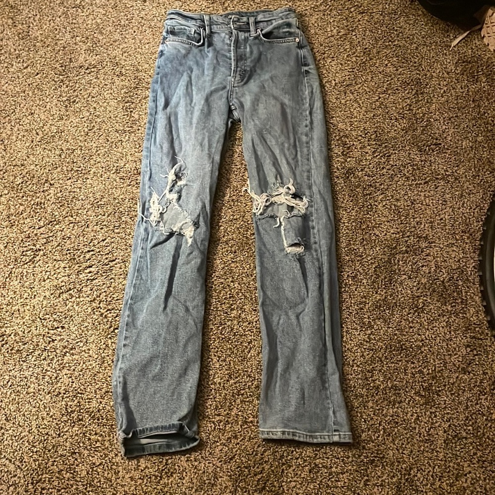 Blue wild fable ripped jeans